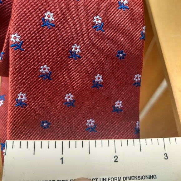 NWT J. Crew Factory floral print silk tie - Picture 3 of 5